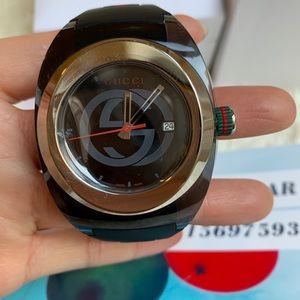 Authentic Swiss GUCCI Sync XXL Rubber Unisex Watch